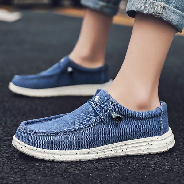 MEN'S CANVAS LOAFERS