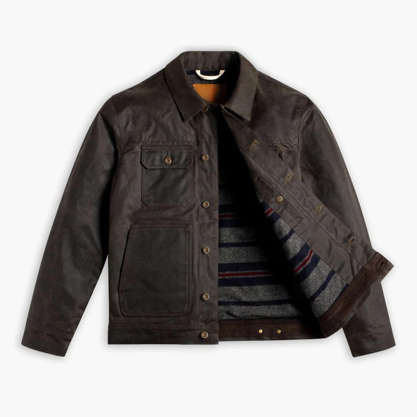 Waxed Trucker Jacket