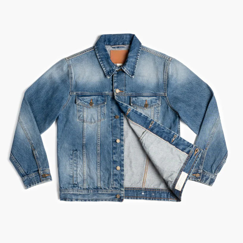 Veste camionneur en jean