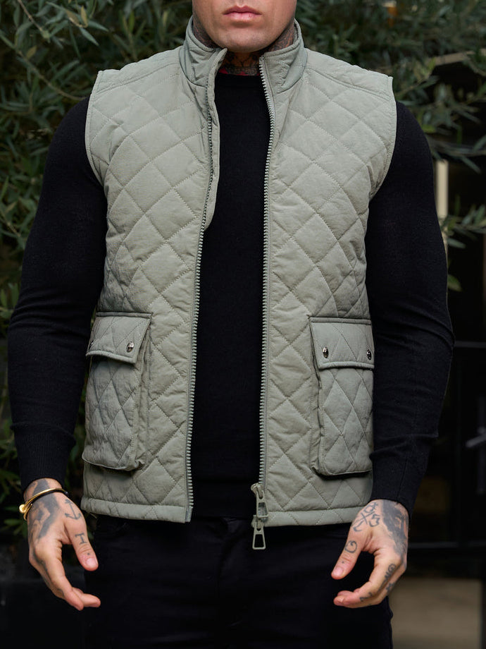 Gilet rembourré avec poches avant