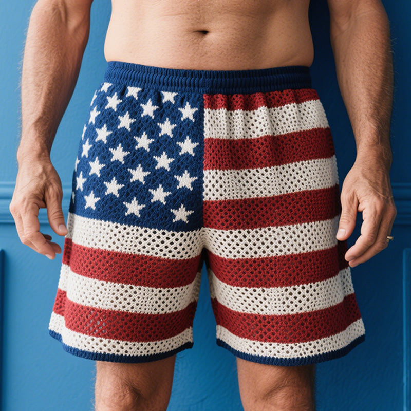 Men's Spring Fashion Woven Casual Sports Shorts ASW0752D8P