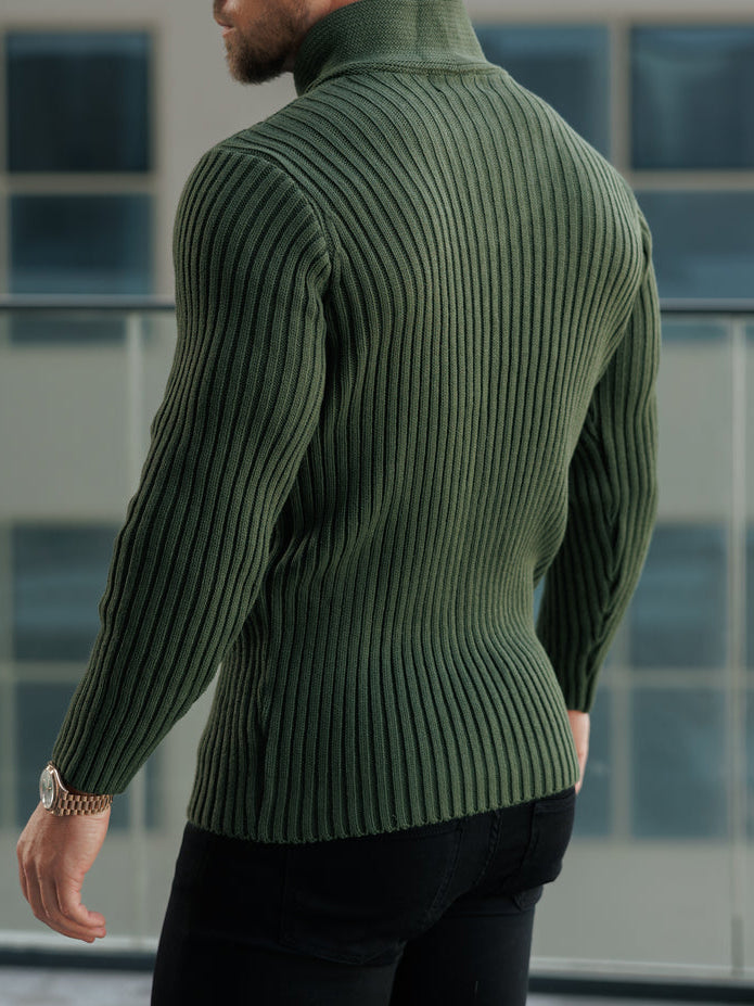 Chunky Cable Knit Natural with Colour Fleck Jumper