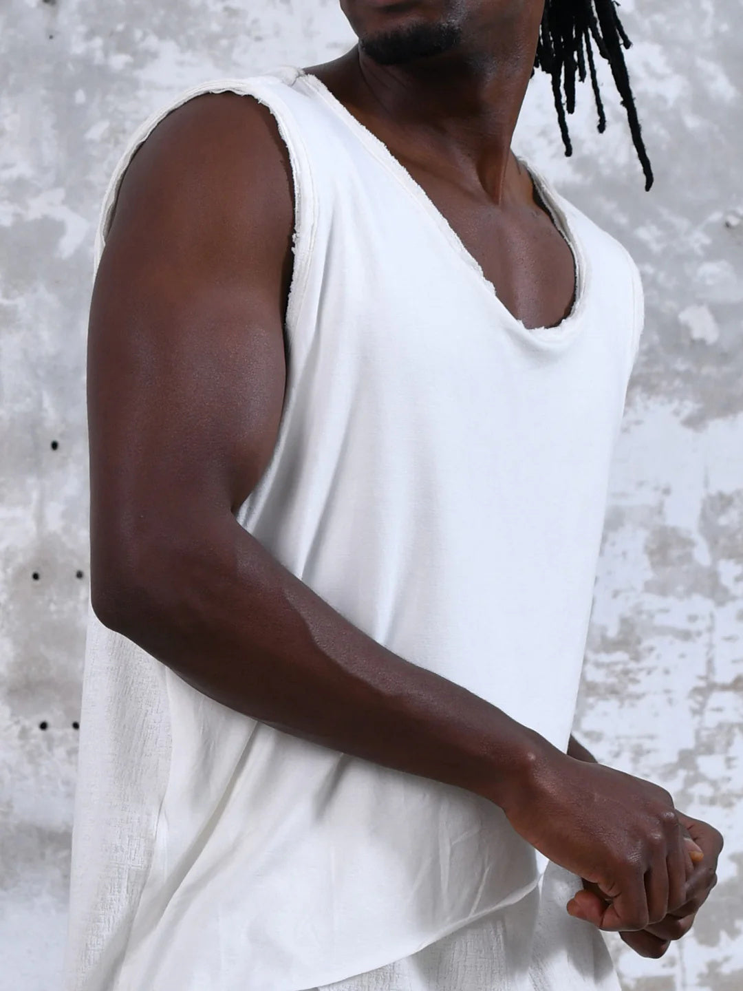 Men's fashionable casual irregular vest