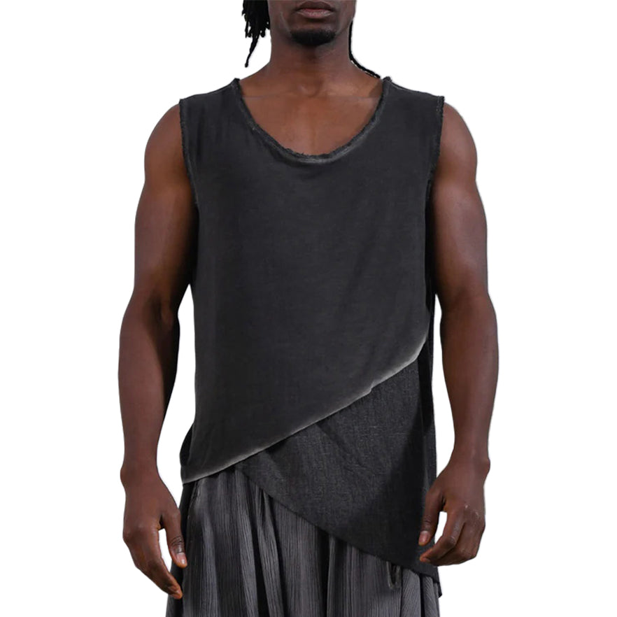 Men's fashionable casual irregular vest