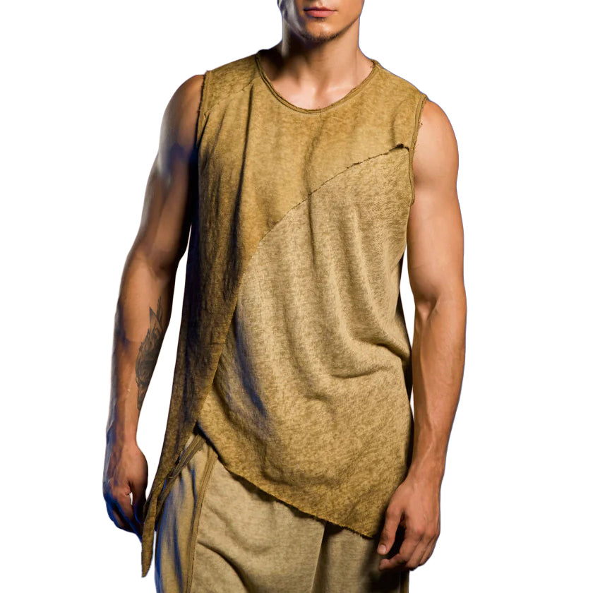 Men's fashionable casual irregular vest