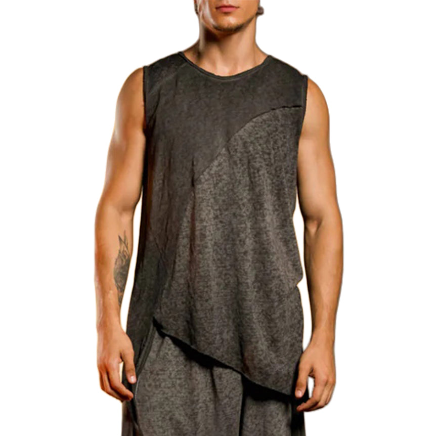 Men's fashionable casual irregular vest