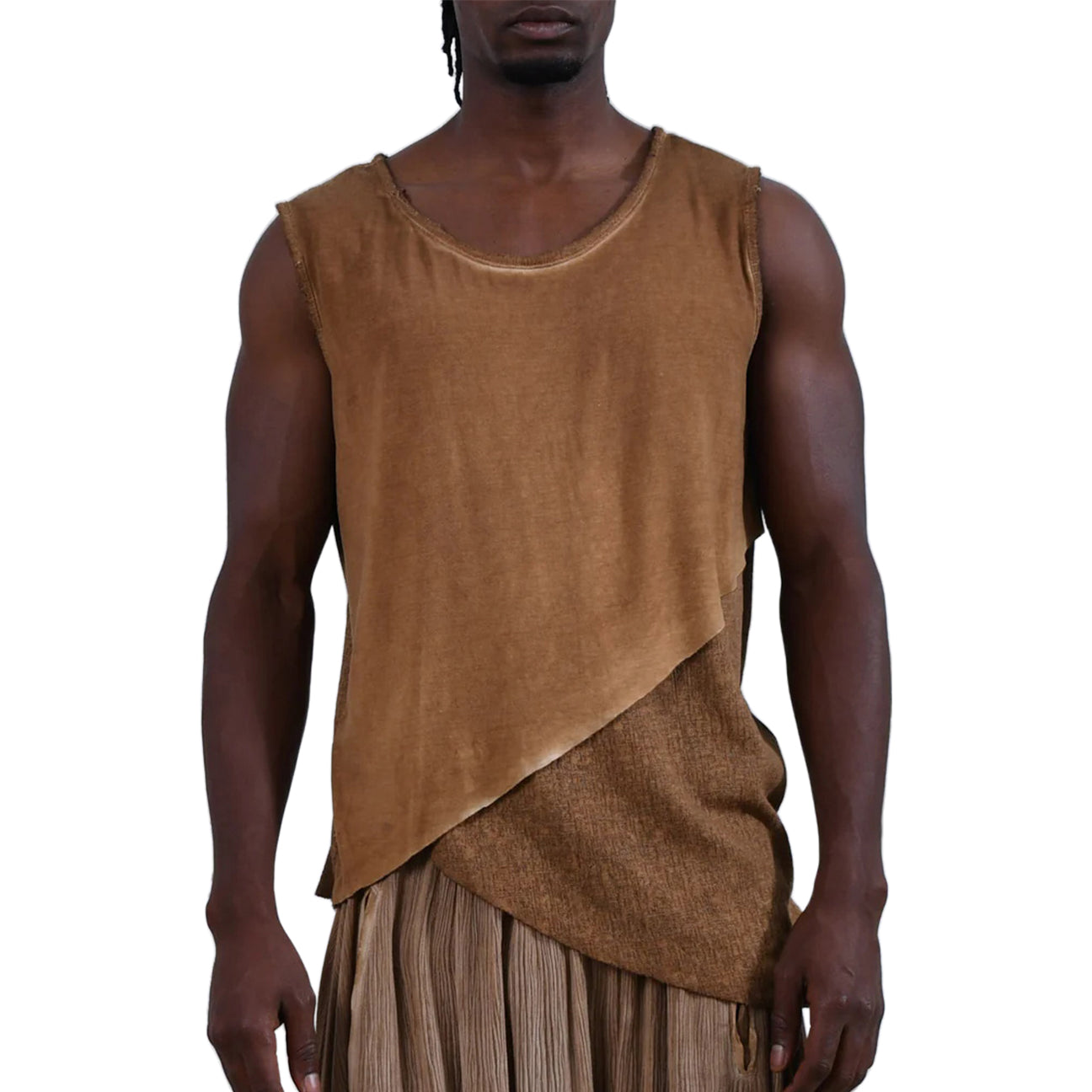 Men's fashionable casual irregular vest