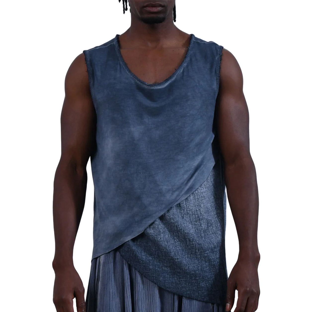 Men's fashionable casual irregular vest