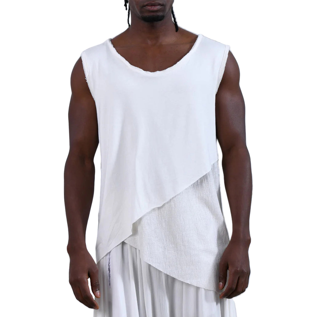 Men's fashionable casual irregular vest