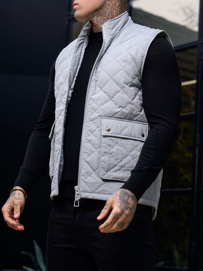 Gilet rembourré avec poches avant