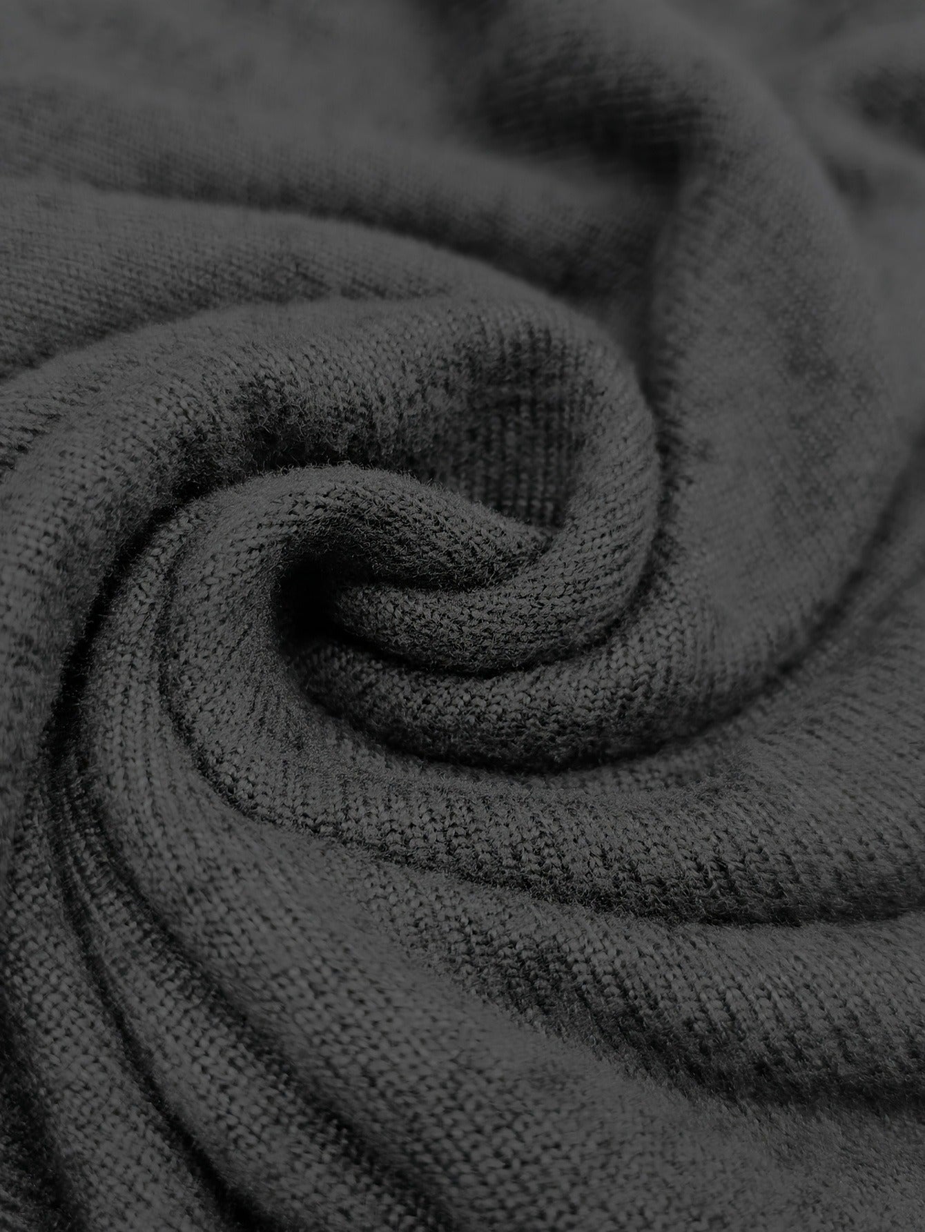 Men's fashionable and casual grey long sweatshirt
