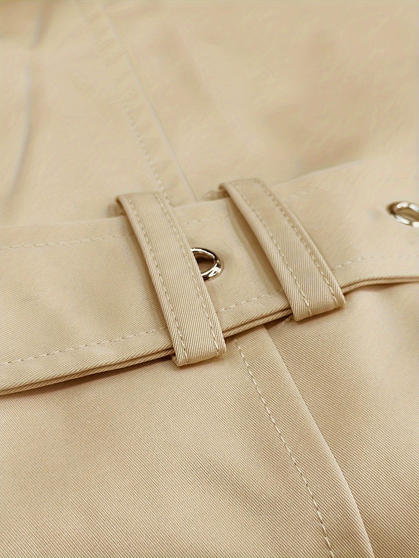 Modischer und lässiger Khaki-Trenchcoat für Herren