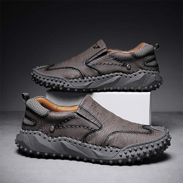 MEN'S RETRO SLIP-ON LEATHER SHOES