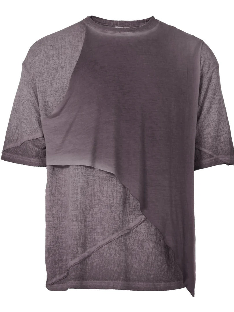 Men's fashionable and casual Bohemian-style short-sleeved T-shirt