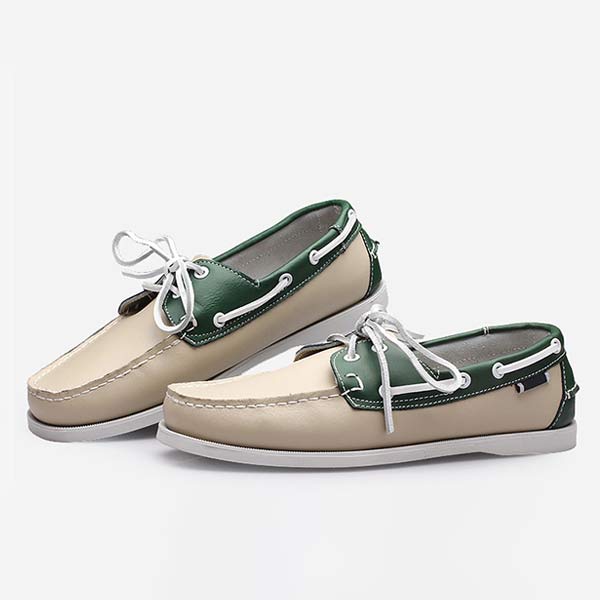 MEN'S LEATHER BOAT SHOES
