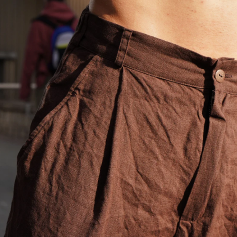 Men's Spring Fashion Casual Loose Cotton and Linen Pants