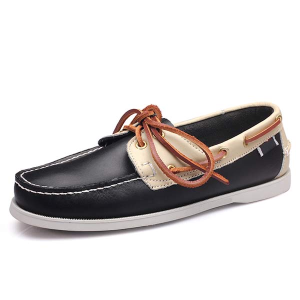 MEN'S LEATHER BOAT SHOES