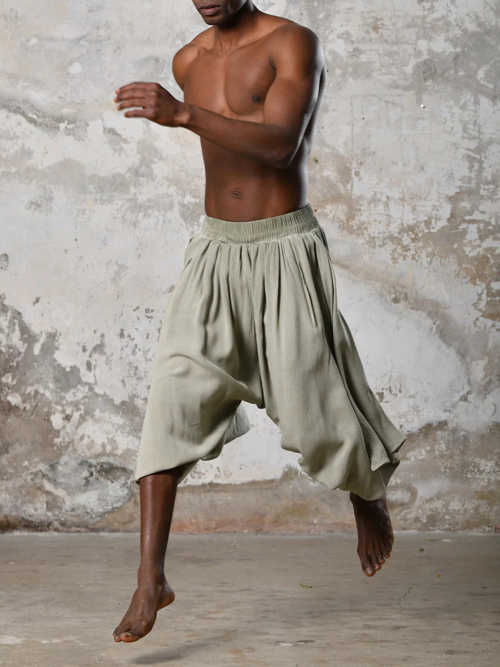 Men's fashionable and casual Bohemian-style trousers