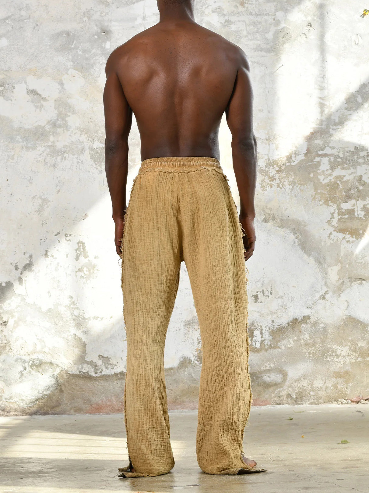 Men's fashionable and casual Bohemian-style trousers