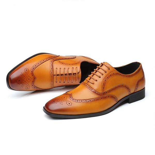 MEN'S BROGUE BUSINESS SHOES