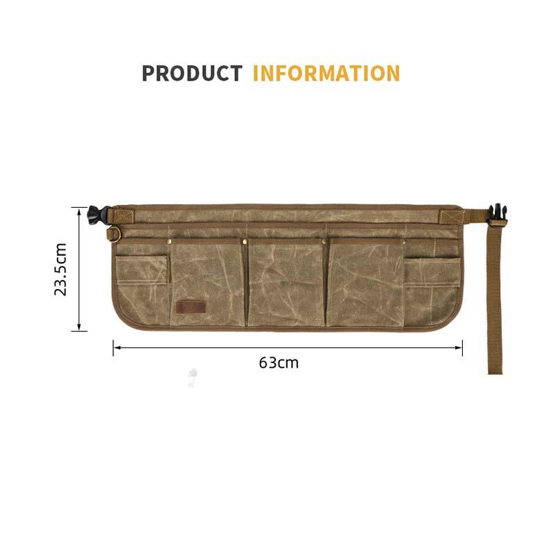 Men's Classic Practical Hardware Tool Bag Storage Waist bag