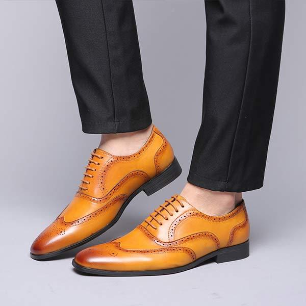 MEN'S BROGUE BUSINESS SHOES