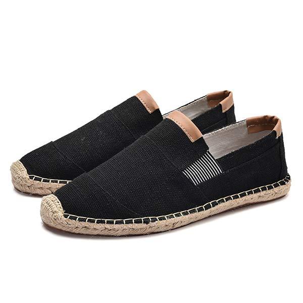 MEN'S LINEN CANVAS FISHERMAN'S SHOES