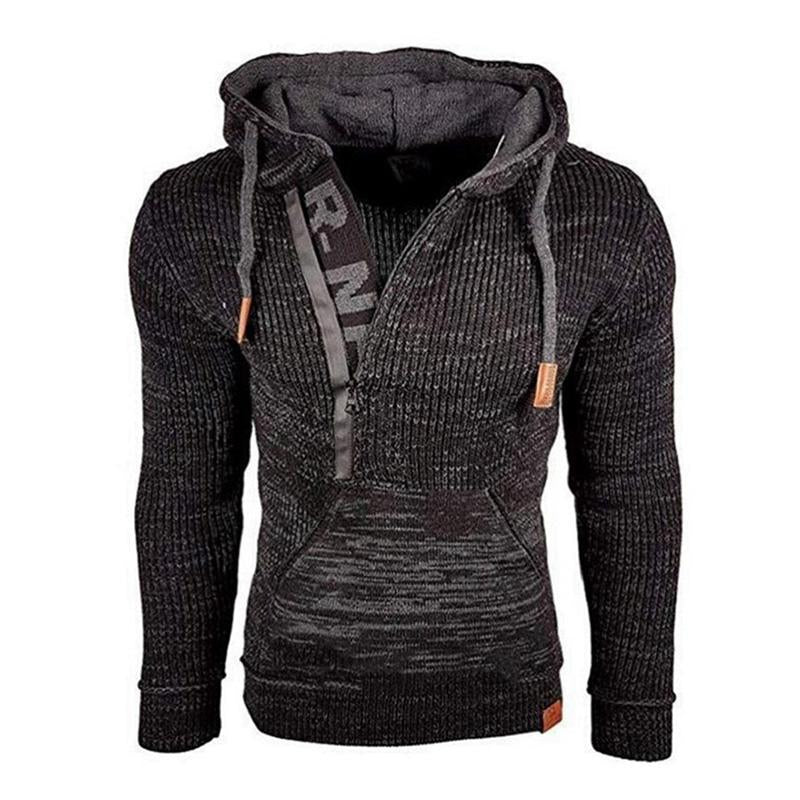 Pull à capuche décontracté à manches longues pour homme