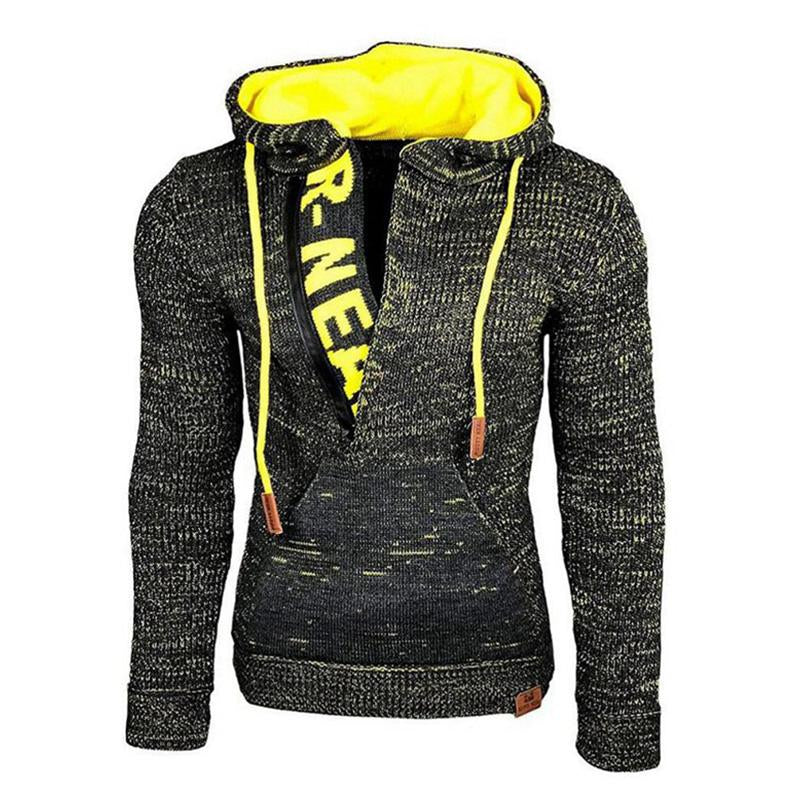 Pull à capuche décontracté à manches longues pour homme