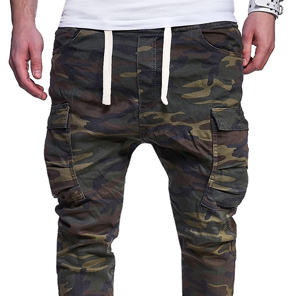 Men's Casual Camouflage Print Pants