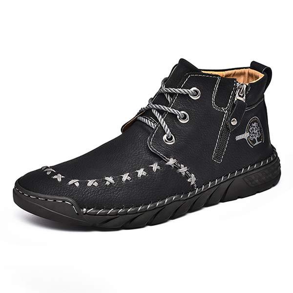 BOTTINES POUR HOMMES COUSUES À LA MAIN