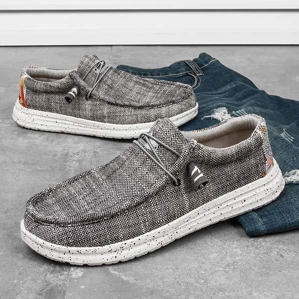 MEN'S CANVAS LOAFERS
