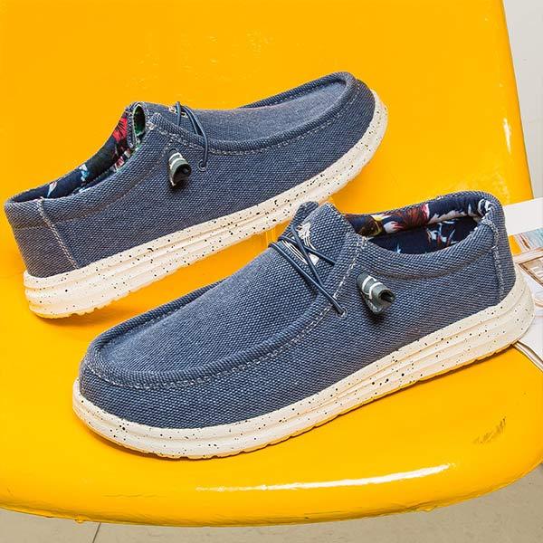 MEN'S CANVAS LOAFERS