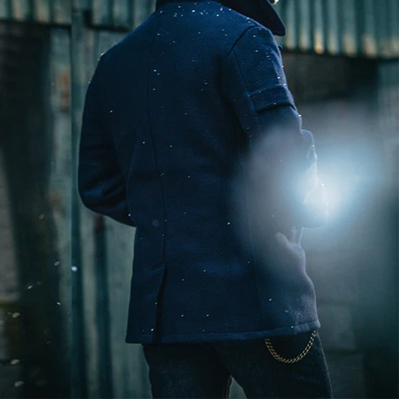 Men's fashionable casual button jacket