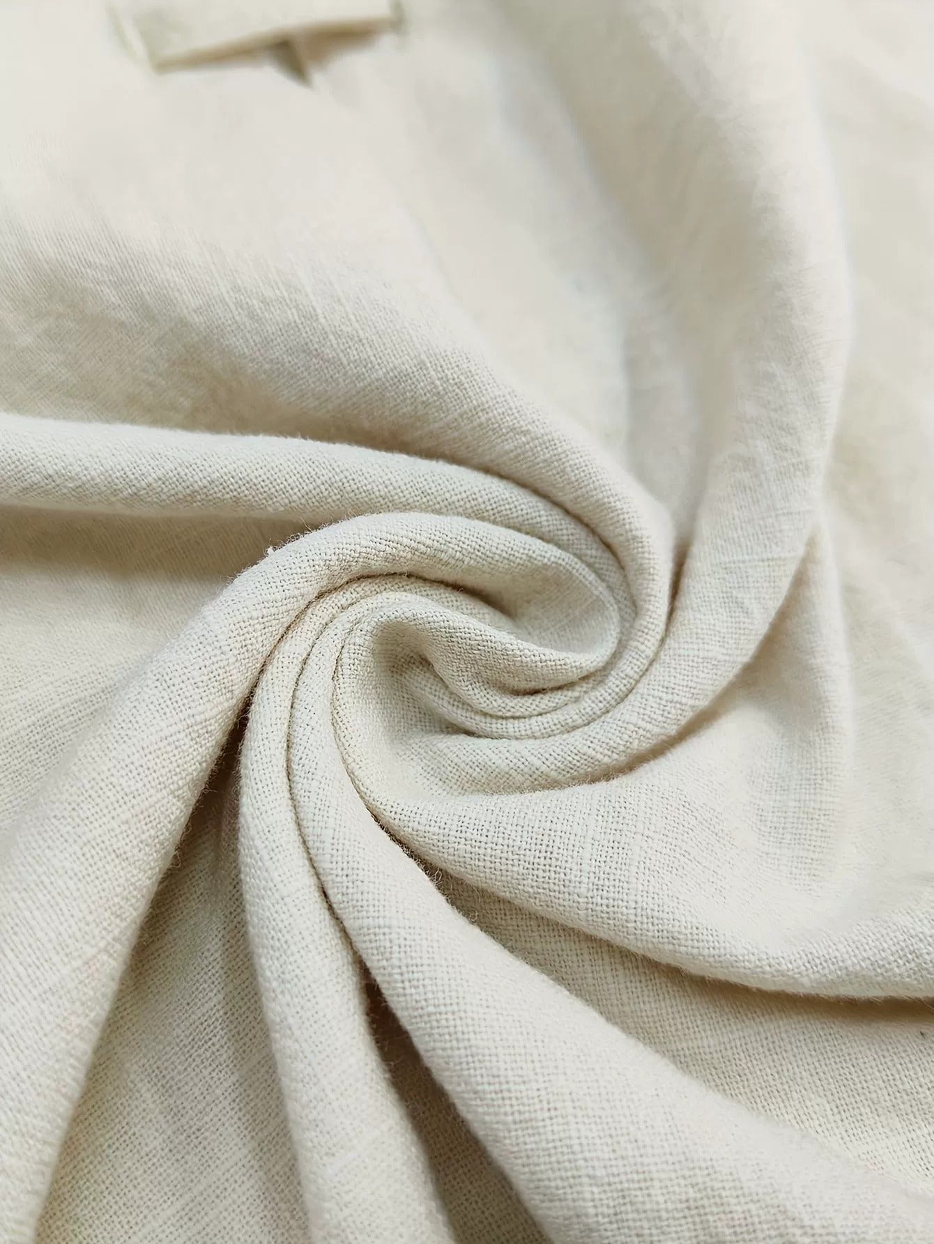 Chemise blanche à cordon de serrage pour homme, tendance et décontractée