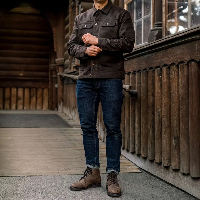 Waxed Trucker Jacket