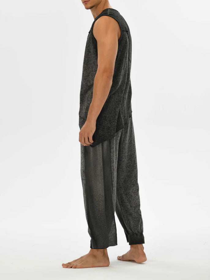Men's fashionable casual irregular vest