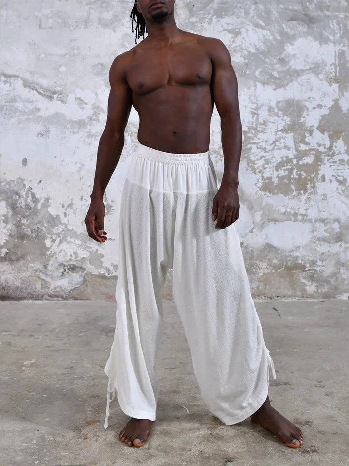 Men's fashionable and casual Bohemian-style trousers