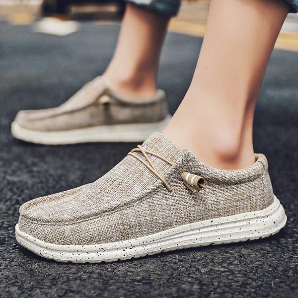 MEN'S CANVAS LOAFERS