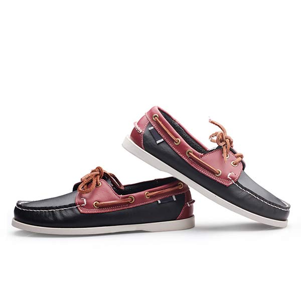 MEN'S LEATHER BOAT SHOES