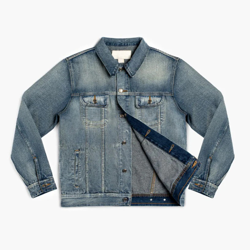 Veste camionneur en jean