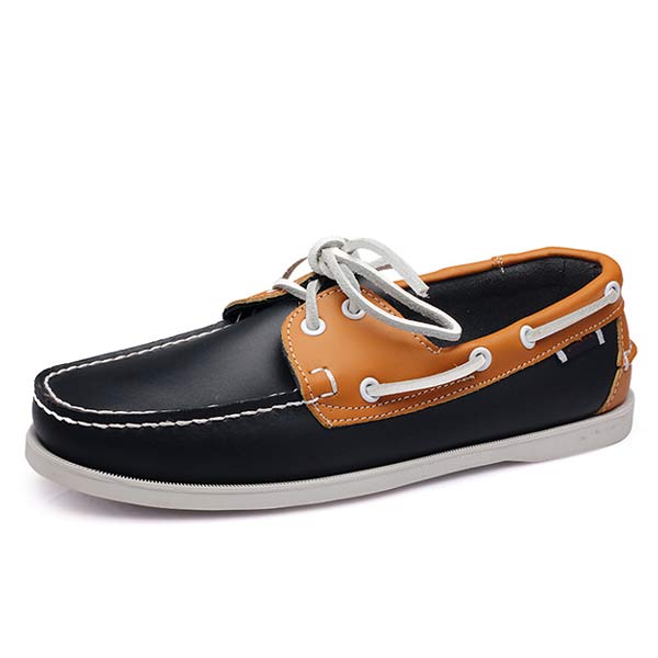 MEN'S LEATHER BOAT SHOES