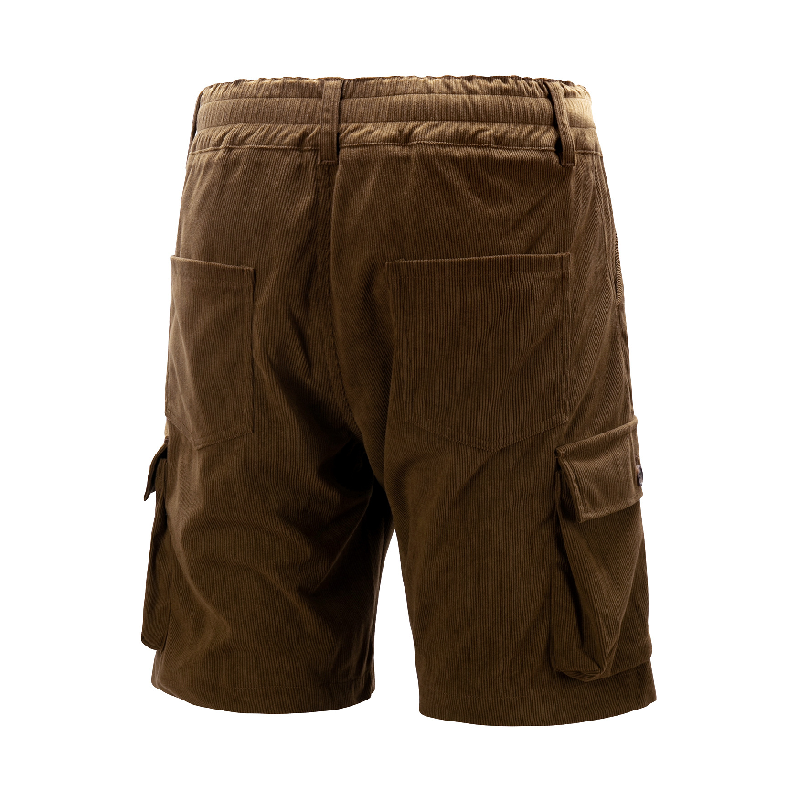 Men’s Casual Outdoor Corduroy Multi-Pocket Cargo Shorts