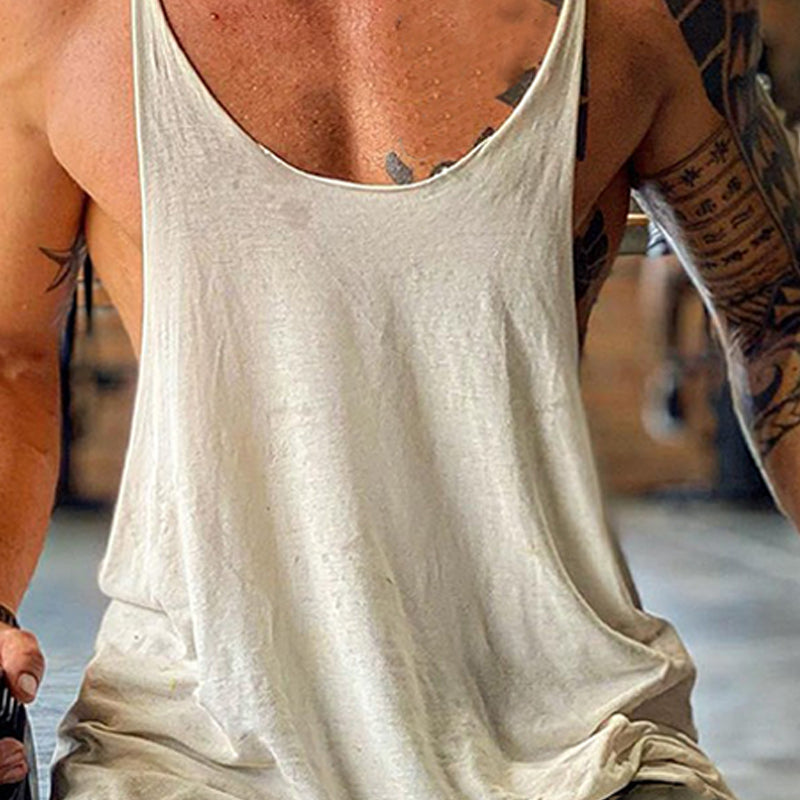 Men's Fitness Casual Cotton Tank Tops
