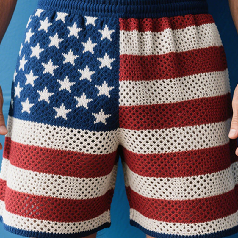 Men's Spring Fashion Woven Casual Sports Shorts ASW0752D8P