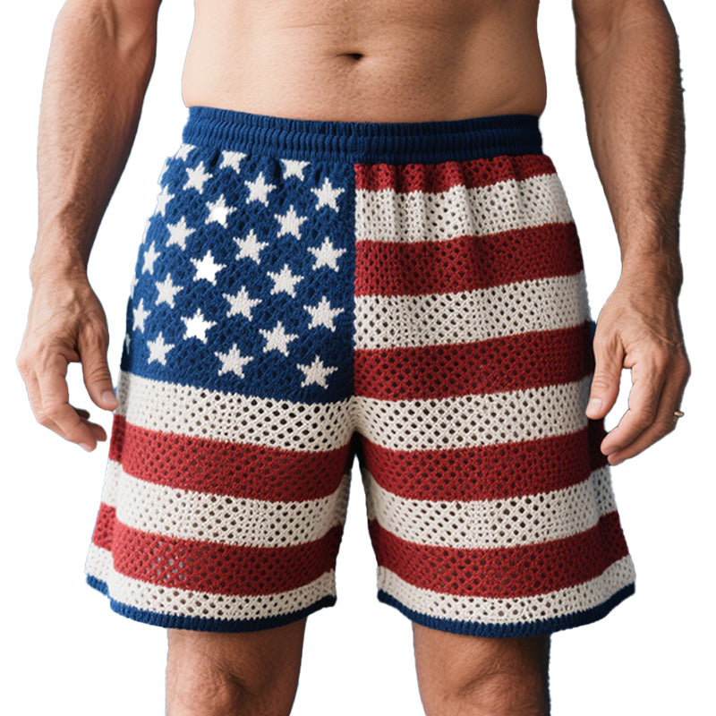 Men's Spring Fashion Woven Casual Sports Shorts ASW0752D8P