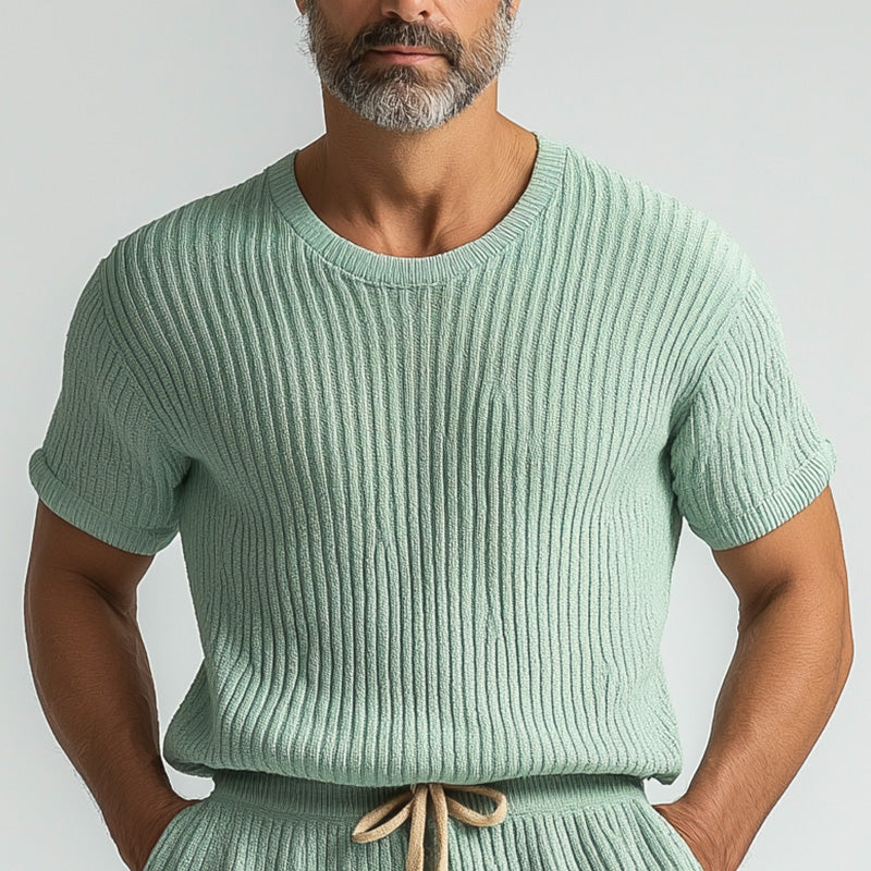 Ensemble confortable en tissu fin pour homme, mode été ASW1875D6P 