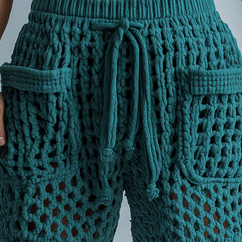 Men's Summer Fashionable and Comfortable Woven Beach Shorts ASW1849D9P