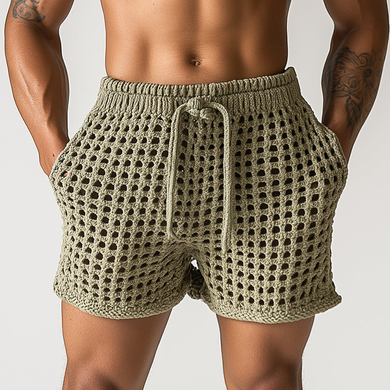 Short d'été respirant et confortable pour homme ASW2248D7P