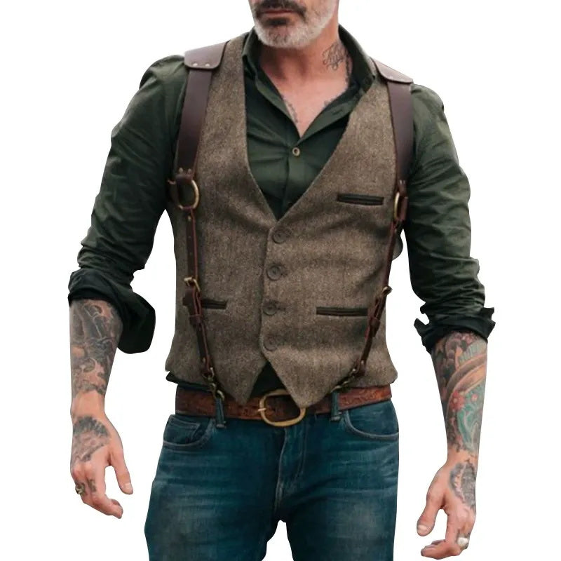 Modische Casual Retro Weste für Herren